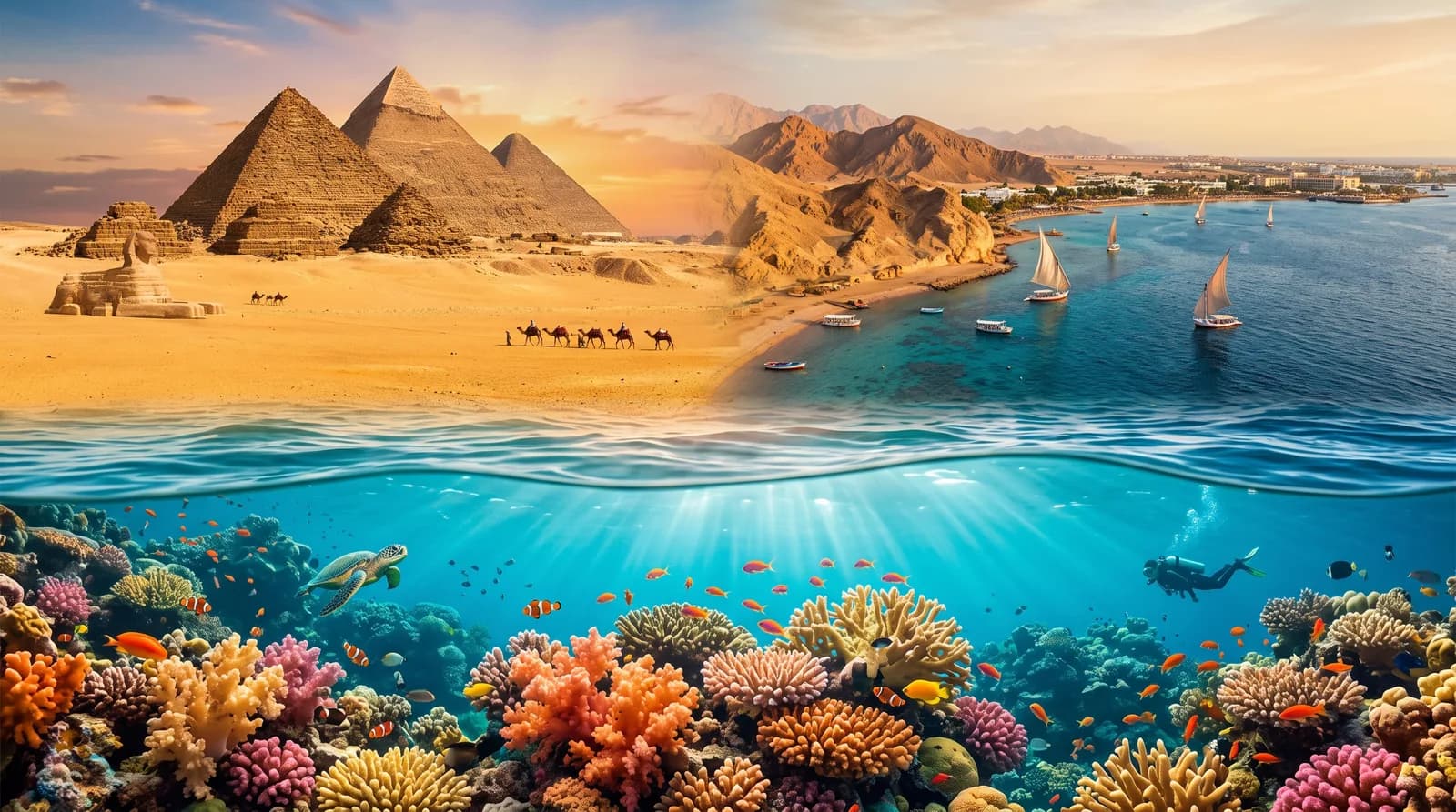 Kasım Ara Tatile Özel Sharm , Kahire , İskenderiye 5 Gece 7 Gün